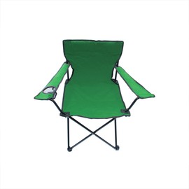 Trademark Innovations Folding Camping Outdoor Beach Chair (Dark Green), Adult (Chair-CMP-DRKGR)
