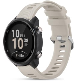 GEAK Compatible with Garmin Forerunner 245/645/55 Watch Band, 20mm Sport Strap Compatible with Garmin Vivoactive 5 Watch Bands/Vivoactive 3, 20mm Sport Strap for Garmin Venu SQ/Venu 2 Plus/Venu Band