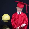 MyGradDay Kindergarten Shiny Graduation Cap with 2024+2025 Tassel Preschool Kids