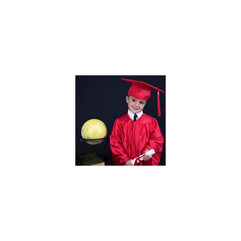 MyGradDay Kindergarten Shiny Graduation Cap with 2024+2025 Tassel Preschool Kids