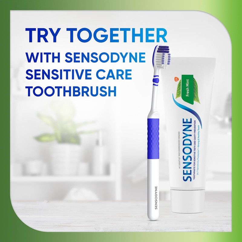 Sensodyne Fresh Mint Cavity Prevention and Sensitivity Relief Toothpaste, Sensitive