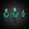 Cusdie 7-Die Sharp Edges DND Dice Set, Potion Shaped D&D