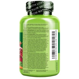 NATURELO NATURELO Whole Food Multivitamin for Women - Natural Vitamins, Minerals, Antioxidants, Organic Extracts - Vegan/Vegetarian - For Energy, Brain, Heart, Eye Health - 240 Capsules