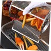 SHOWERORO Air Fryer Accessories Rotating Grill Oven Basket Stainless Steel