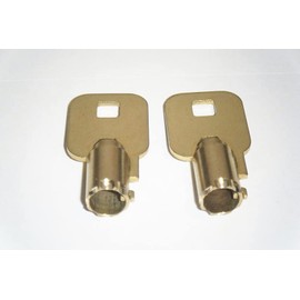 Vending Machine Lock Key, 2 PAA5 Keys (PAA5), Brass, PAA1 Thru PAA25 Series Keys, New and Replaceable Keys, 2 PAA5 Keys (PAA5), Fits All Vending Machines with Lock Labeled PAA5 (PAA5)