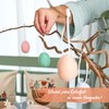 Papierdrachen 6 Felt Eggs Pastel Colours - Easter Decoration for