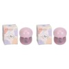 2pcs Matte Lip Gloss Hydrating Water Gloss Mushroom Shape Long