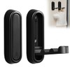 NEW NOAM 2pcs Foldable Hooks for Entryway, Black Folding Wall