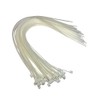 White Cable Ties Extra Long Ties 7.2 mm x 450