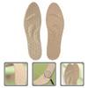 Beavorty 1Pair Shock Absorbing Shoe Inserts with Massage Particles Durable