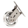 Pulley Wheel Bidirectional Rust Proof Silent Rotation Traction Wheel for