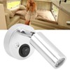 12‑24V 3W LED Reading Light Bedroom Bedside Lamp Chrome Aluminum