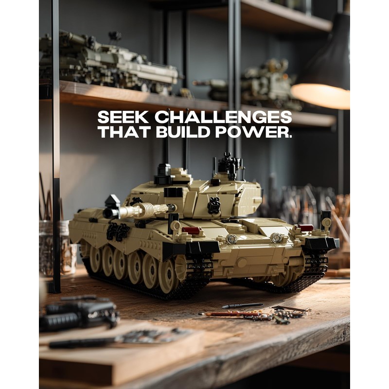 Nifeliz Challenger 2 Tank Building Set, Military Series, NF10344