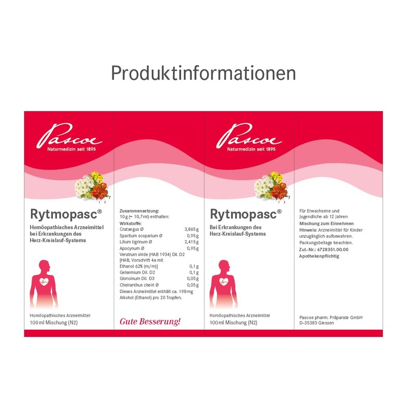 Rytmopasc Drops for Diseases of the Cardiovascular System 100 ml