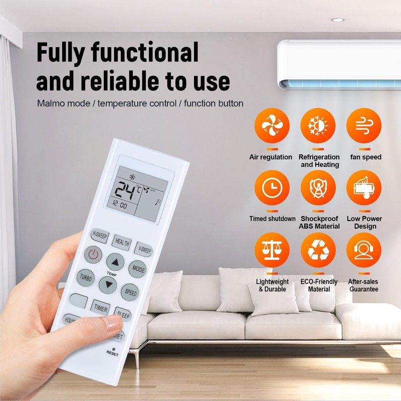 KKG7B-C1 New Replace Remote Control Compatible with Changhong Air Conditioner