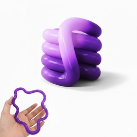 Color changes based on temperature. ] Fidget Ring Fidget Toy Fidget Adult Toy adhd Gadget Toy (Purple)