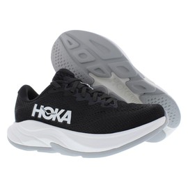 HOKA Rincon 4 Womens Shoes Size 8.5, Color: Black/White