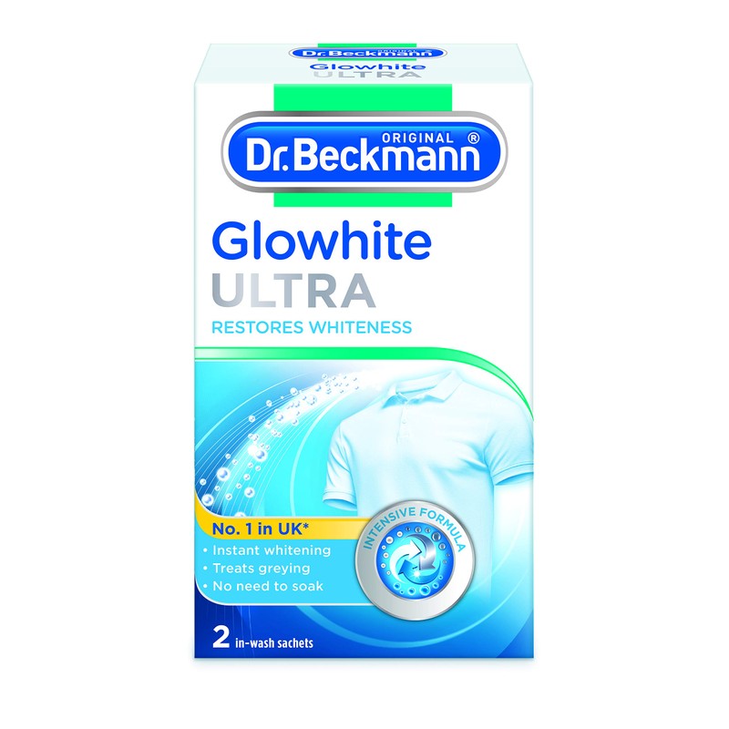 Dr Beckmann Glowhite Ultra Fabric Whitener (4 x 40g Sachets)