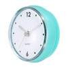 PATIKIL Waterproof Bathroom Clock, Battery Operated Silent Wall Clocks with