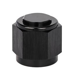 EVIL ENERGY 6AN Female Flare Cap Block off Fitting Plug Adapter Aluminum Black