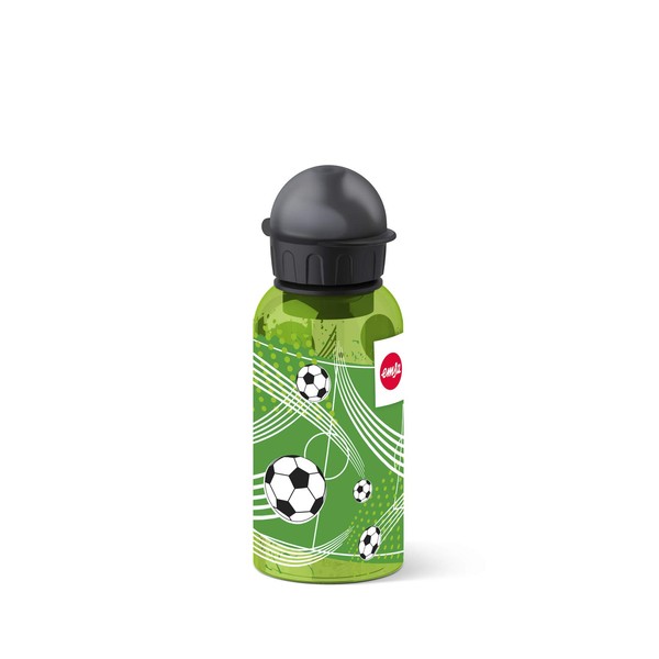 Emsa children's drinking bottle, 400 ml, safety cap, Kids Soccer,