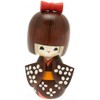 Usaburo Japanese Kokeshi Doll, Hana's Yukata