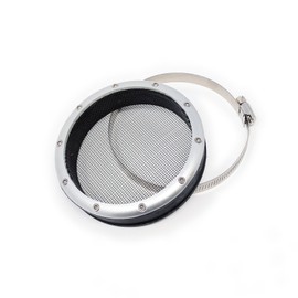 Turbo Inlet Grill Protector Guard, 4" ID, Silver