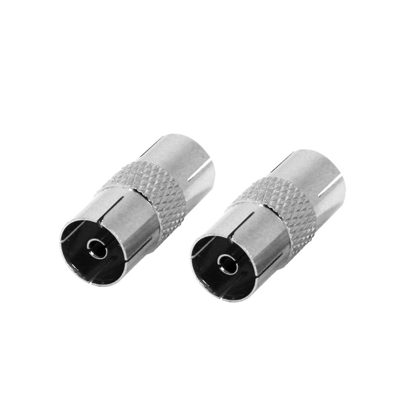 PADCR 2x Coaxial Socket to Coaxial Female Antenna Coaxial Adapter