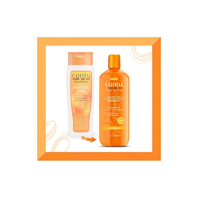 Shampoo Para Rulos 400 Ml Cantu Manteca De Karite