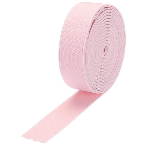 MECCANIXITY Elastic Bands for Sewing 1"(2.5cm) 5 Yard Pink Knit