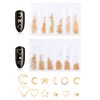 2 Pack Alloy Nail Art Charms Set Nail Jewels Charms