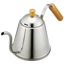 Aoyoshi CASUAL PRODUCT 013393 Burl Drip Pot, 0.3 gal (1.0 L), Silver