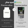 Zinc, Curcuma Y Jengibre 120 Caps Wellthy