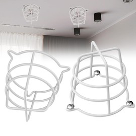 8 Pcs White Fire Sprinkler Head Guard Cover,Durable Fire Spirnkler Head Guard for Both 1/2" & 3/4" Fire Head,Guard for Fire Head for Protecting Flush Mount/Side Wall/Pendent Head Semi