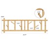 Dezyfurni Bamboo Coat Rack Wall Mount with 12 Rotating Hooks