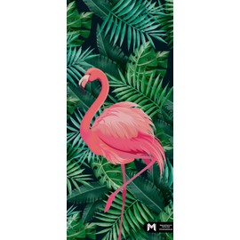 EMPULSE Sand-Free Beach Towel | Ultra-Absorbent & Quick-Drying | Premium Waffle Weave Feel | 160x80cm | Lightweight & Compact – Ideal for Beach,Travel, Pool, & More! (Flamingo Elegance)