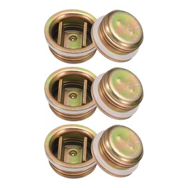 QUARKZMAN Pack of 6 Barrel Bung 2 Inch Steel Lid, Barrel Lid, Gold Piling Plug, Spund Lid with Plating Coating for 55 Gallon Gas Tank