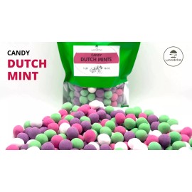 WOODCHA Dutch Mints Candy, Chocolate Covered Mints, Holland Candy, Party Mints 1 lb bag