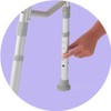 Medline Transfer Bench for Bathtubs and Showers, Adjustable Shower Bench