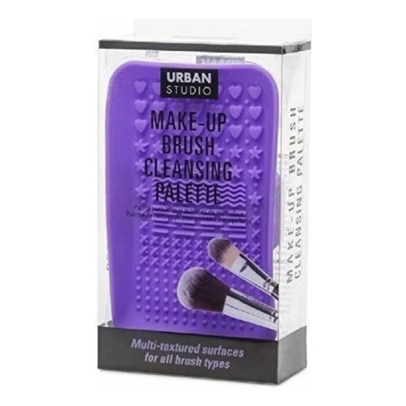 Urban Studio Paleta De Silicona Para Limpiar Brochas De Maquillaje