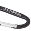 Craghoppers Mens Sturdy 2 Pack Aluminium Karibiner Clips, Black