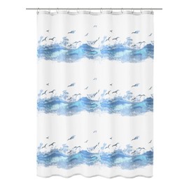 Kleine Wolke showercurtain, Crocus Blue, 120 x 200 cm