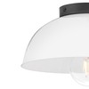 Lark STU Small Flush Mount Light - Cased Opal Glass