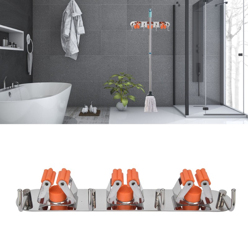 Broom Holder Wall Mount Stainless Steel Broom Wall Mount with