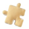 Plush Throw Pillow Ultra Soft Cushion Puzzle Special Shaped for