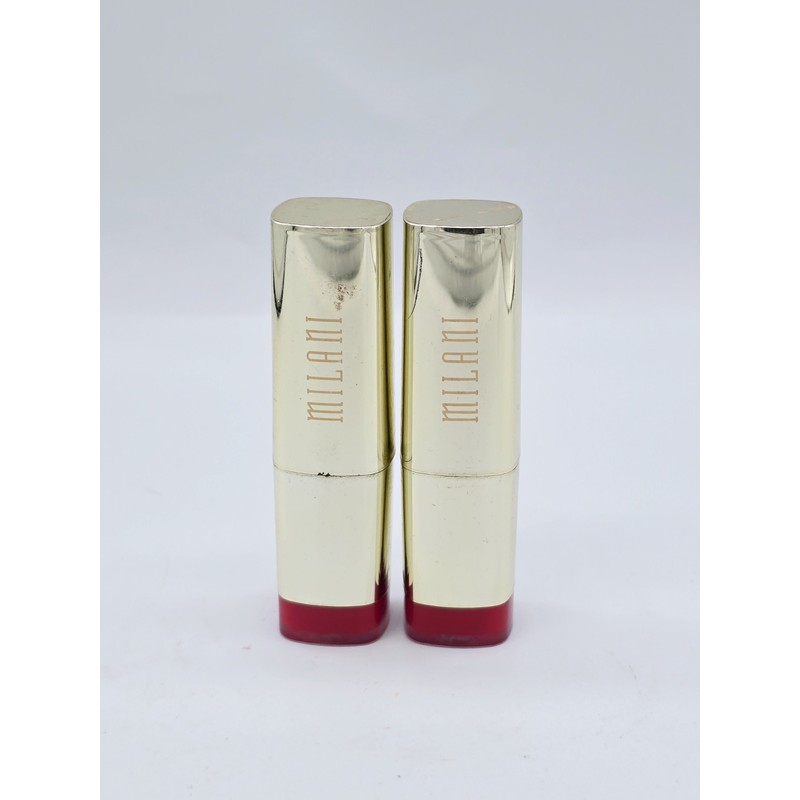 Milani Color Statement Lipstick #05 RED Label 0.14oz/3.97g QTY:2