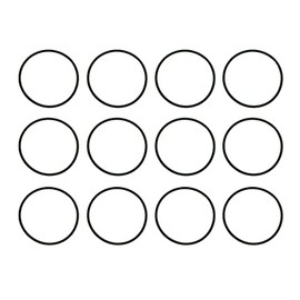 Float Bowl Gasket for BS Engines with Walbro LMT carburetors Replaces B&S 281165S (Pack of 12)