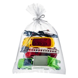 18 Count Super Big Strong Extra Large Food Storage Bags 18" x 24" 5 Gallon Size Poly Bags with Twisters, Great for Food, Storage Clothing, Office, Art, Supplies, & Travel