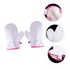 LALAFINA Fiber Material Non-Slip Kitchen Cleaning Gloves Lanyard White Cotton