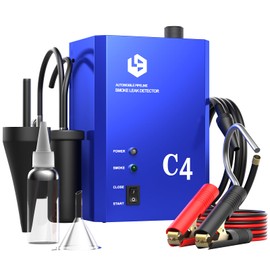 Smoke Machine Automotive Leak Detector, Smoke Machine Leak Tester for All 12V DC Vehicles in Vacuum，Fuel Diagnostic Pipe System, Leak Detection with Built-in Air Pump